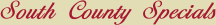Tucker's Place South County - Specials
